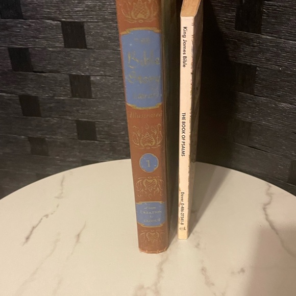 1957 The Bible Story Illustrated: Volume 1 Vintage Hardcover Book of Psalms (2) - Picture 4 of 10